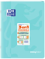 Pastelkleurig getint geruit schrijfblok, 240 x 320 mm