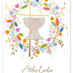 Gelukwenskaart communie 'Symboolkrans'