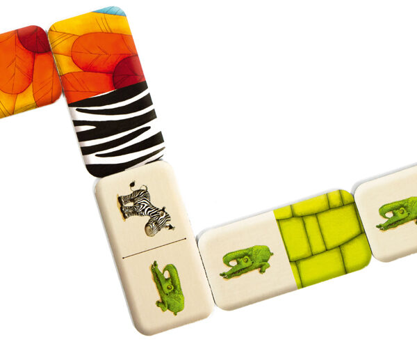 My Mandarine - Speldominoset 'Dieren en vacht'