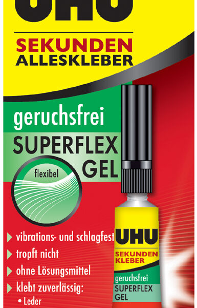 UHU secondenlijm SUPERFLEX GEL, 3 g in tube