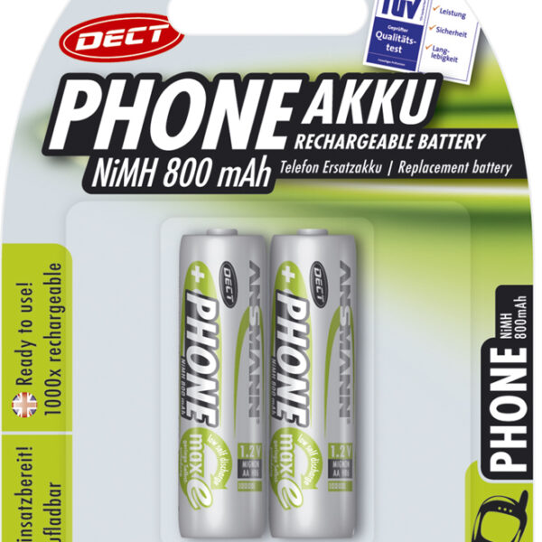 ANSMANN NiMH-oplaadbare batterij - AA (penlite) - 800 mAh