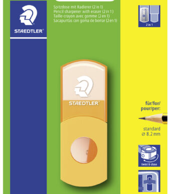 STAEDTLER Gum-puntenslijper combinatie 511 SE, neon-oranje