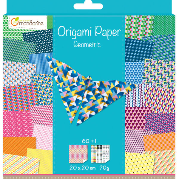 Mijn Mandarijnen Origamibladen 'Geometrisch'