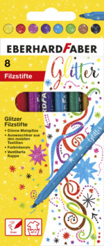 Eberhard Faber glitterstiften - set van 8