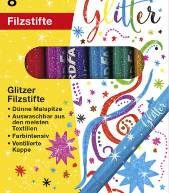 Eberhard Faber glitterstiften - set van 8