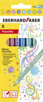 EBERHARD FABER Glitterstifte Pastel - set van 8