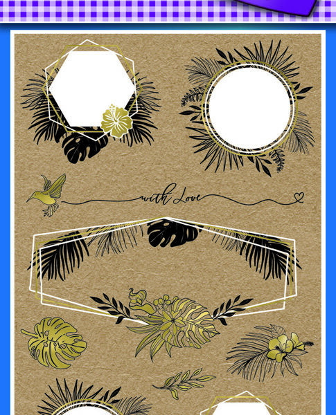 Avery Decoratieve Cadeau-stickers