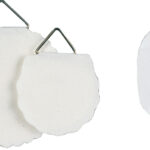 HERMA fotolijst hanghaakjes diameter 45 mm, papier met geïntegreerde stof, wit