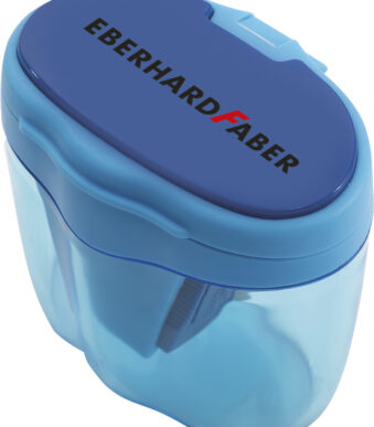 Eberhard Faber puntenslijper - driepunts - blauw