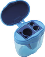 Eberhard Faber puntenslijper - driepunts - blauw