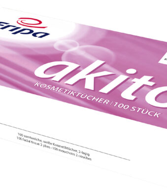 Fripa Kosmetische tissues Akito, 2-laags, wit