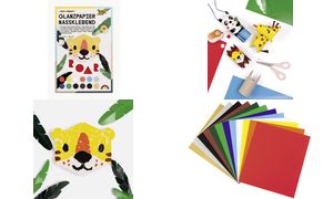 folia glanspapier-knutselschrift, 140 x 200 mm, 12 vel