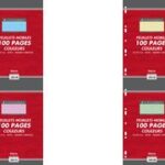 Gele gelinieerde Oxford ringbandvulling