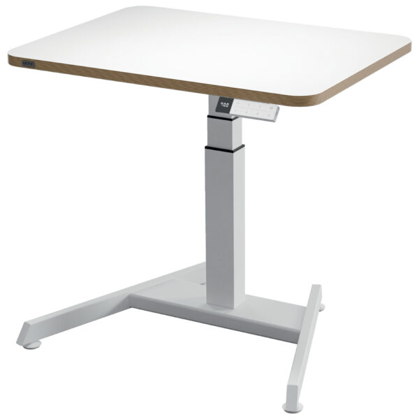 LEITZ Zit-sta bureau Ergo Compact, wit, elektrisch