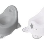 Grijze babypot met sterrenprint