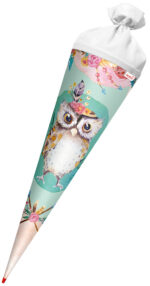 Ronde schooltornister 'Uil Lieselotte', 70 cm