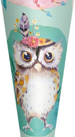 Ronde schooltornister 'Uil Lieselotte', 70 cm