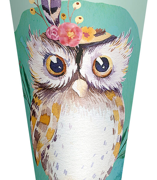 Ronde schooltornister 'Uil Lieselotte', 70 cm