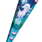 Schooltornaar 'Maanschijngeenhoorn', rechthoekig, 85 cm, met effect.