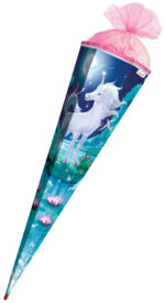 Schooltornaar 'Maanschijngeenhoorn', rechthoekig, 85 cm, met effect.