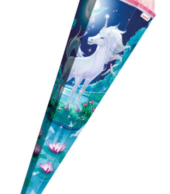 Schooltornaar 'Maanschijngeenhoorn', rechthoekig, 85 cm, met effect.