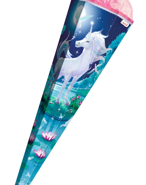 Schooltornaar 'Maanschijngeenhoorn', rechthoekig, 85 cm, met effect.