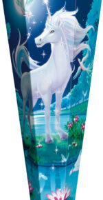 Schooltornaar 'Maanschijngeenhoorn', rechthoekig, 85 cm, met effect.