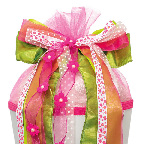 Roth Schouderlint 'Fairy', roze/groen/wit