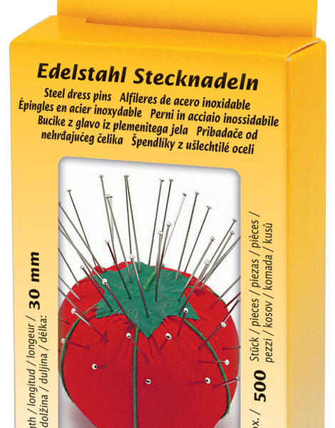 KLEIBER Stalen spelden in metalen doosje