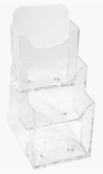 EXACOMPTA Folderhouder, DIN lang staand, 3 vakken, transparant