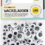 folia Wiebel-ogen set, diverse maten, zelfklevend