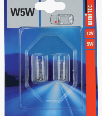 cartrend Autolampje met glazen voet, 12 Volt, 5 Watt, 2 stuks