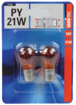 cartrend Bollamp, 12 Volt, 21 Watt, geel, 2 stuks