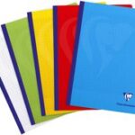 Clairefontaine schrift met geïntegreerde omslag, 240 x 320 mm, rood