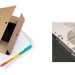 Documentenmap, A4-formaat, volle hoogte: 20 mm, kraftpapier