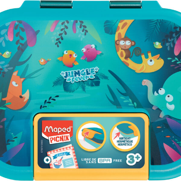 Maped lunchbox - jungle fever, kunststof, 0,9 liter