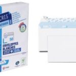 Enveloppen met venster, wit, formaat DL