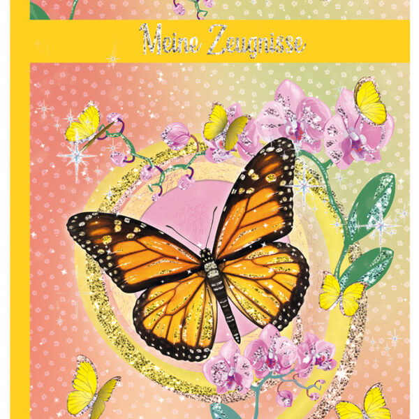 Opbergmap 'Vlinder' met design en effect