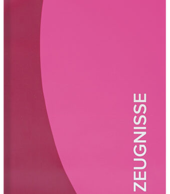 Roze getuigschriftmap duo DIN A4