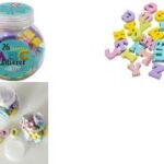 WEDO ABC gummen, kunststof, set van 26 stuks in plastic doosje