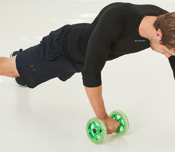 Dubbele kernwielen, zwart / groen