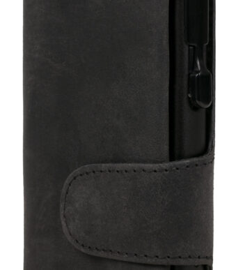 CLICKSAFE portemonnee met kaartenetui, jagersleer, zwart