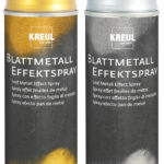 Krasvaste bladmetaal-effectspray, zilver, 400 ml