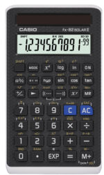 Casio zonnecelbatterij rekenmachine FX-82 SolarII