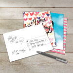 Kleurrijke verjaardagskaarten-set 'Vrolijke Verjaardag'.