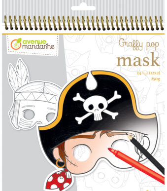 My Mandarine Kleurboek voor maskers - jongen