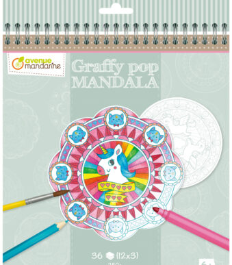 My Mandarine Kleurboek 'Graffy Pop Mandala' - Magie