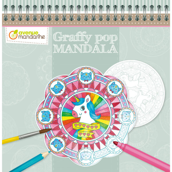 My Mandarine Kleurboek 'Graffy Pop Mandala' - Magie