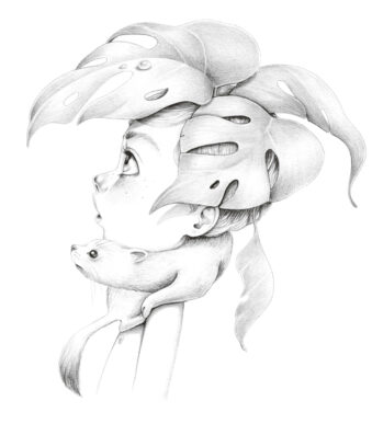 Mijn mandarine tekenboek 'Wild 3'