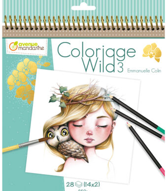 Mijn mandarine tekenboek 'Wild 3'